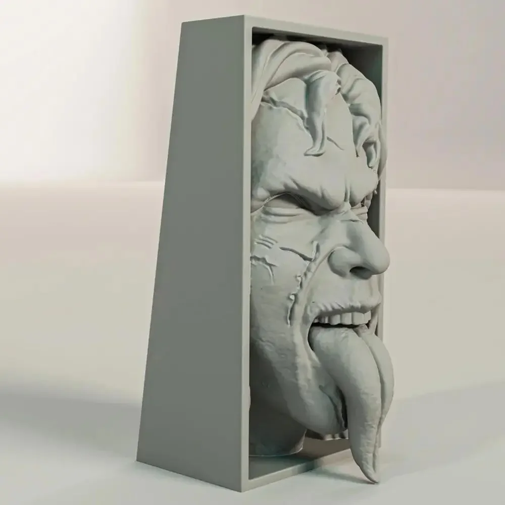 Exorcist Inspired Possessed Regan Book Nook - Horror Bookshelf Insert Decor - Picture 3 of 4